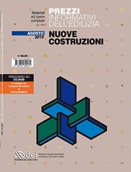 prezzi informativi delledilizia nuove costruzioni agosto 2019