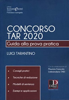 concorso tar 2020 guida alla prova pratica