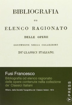 bibliografia od elenco ragionato delle opere contenute CD ROM