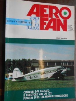 aero fan numero 75 - ottobre dicembre 2000 anno 18 storia di ali italiane