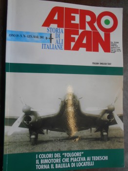 aero fan numero 76 - gennaio marzo 2001 anno 19 storia di ali italiane