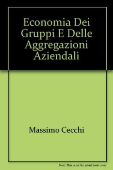 economia dei gruppi e delle aggregazioni aziendali