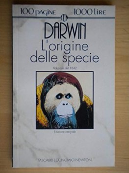 origine delle specie abbozzo del 1842