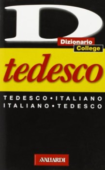 dizionario tedesco-italiano-tedesco COLLEGE