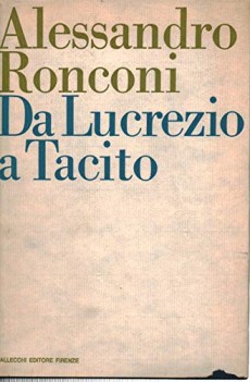 da lucrezio a tacito letture critiche