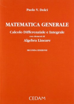 matematica generale calcolo differenziale e integrale con elementi di