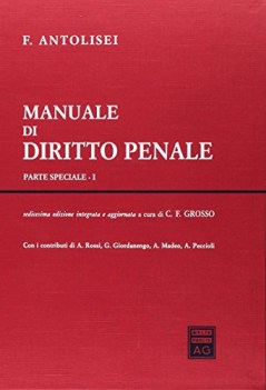 manuale di diritto penale parte speciale vol 1