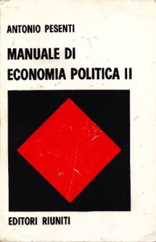 manuale di economia politica ii