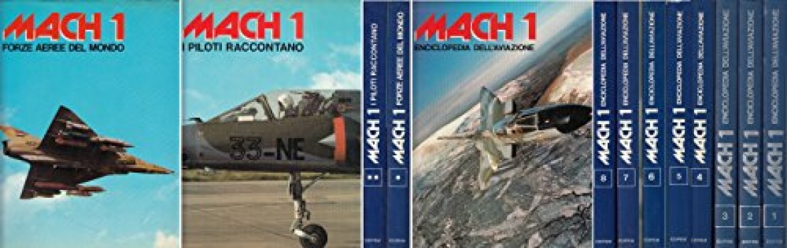 mach 1 enciclopedia dell\'aviazione 10 VOLUMI