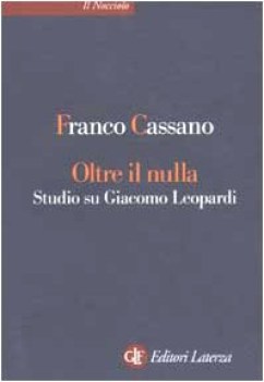 oltre il nulla studio su giacomo leopardi