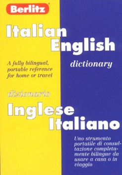 berlitz italian english dictionary dizionario englese italiano