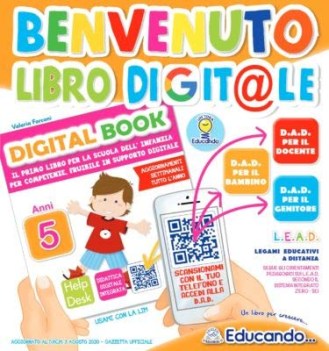 benvenuto libro digitale 5 anni