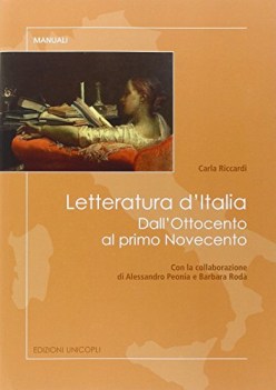 letteratura ditalia dallottocento al primo novecento