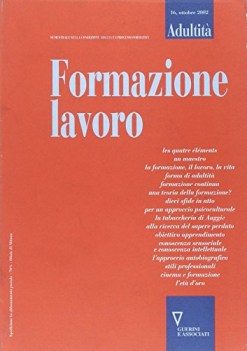 formazione lavoro rivista semestrale sulla condizione adulta e i proc