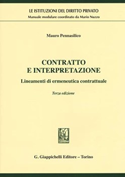 contratto e interpretazione lineamenti di ermeneutica contrattuale