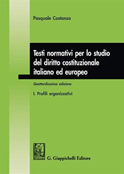 testi normativi per lo studio del diritto costituzionale italiano ed e