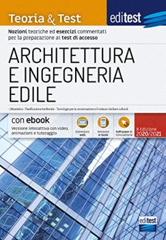 editest architettura e ingegneria edile nozioni teoriche ed esercizi