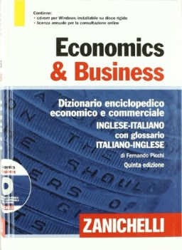 dizionario commerciale inglese economics business + cdrom