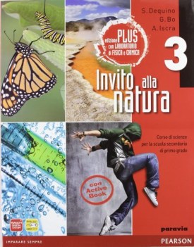 invito alla natura plus 3 +cd scienze scuola media