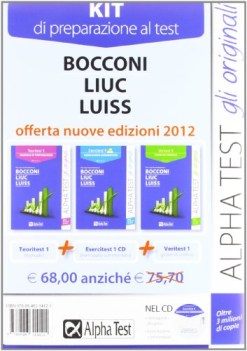 kit bocconi liuc luiss 1 teoritest+esercitest+veritest