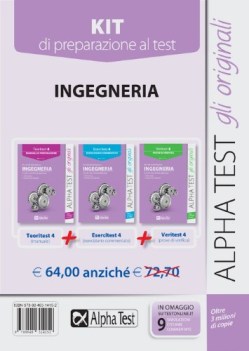 kit ingegneria 4 teoritest+esercitest+veritest