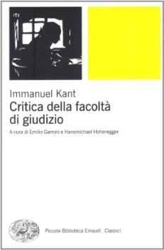 critica della facolta di giudizio