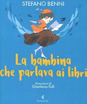 bambina che parlava ai libri