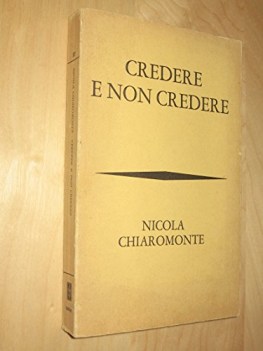 credere e non credere