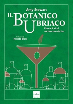 botanico ubriaco piante  alcol sul bancone del bar