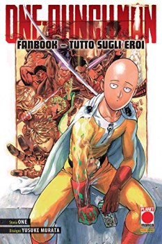 one punch man fanbook tutto sugli eroi con adesivi