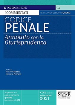 codice penale annotato con la giurisprudenza appendice di aggiorname