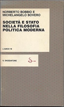 societa\' e stato nella filosofia politica moderna