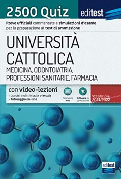 universit cattolica  test ammissione medicina odontoiatria profes