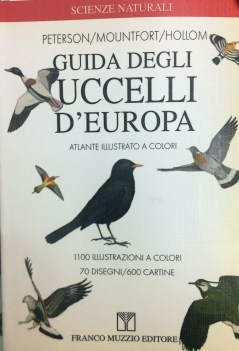 guida degli uccelli d\'europa atlante illustrato a colori