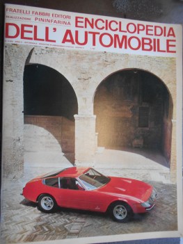 enciclopedia dell\'automobile numero 74 bis PININFARINA 2 ottobre 1968