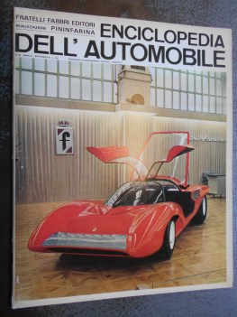 enciclopedia dell\'automobile numero 58 PININFARINA 23 maggio 1968