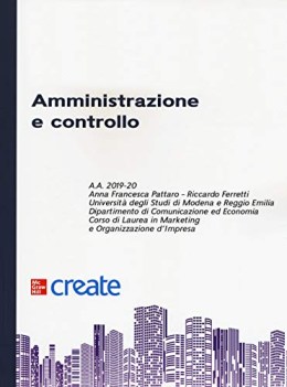 Amministrazione e controllo. 2019-2020