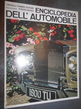 enciclopedia dell\'automobile numero 66 PININFARINA 8 agosto 1968