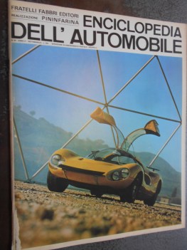 enciclopedia dell\'automobile numero 65 PININFARINA 1 agosto 1968