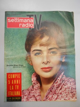 settimana radio eleonora rossi drago dicembre gennaio 1959