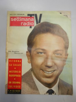 settimana radio mike bongiorno dicemebre 1958