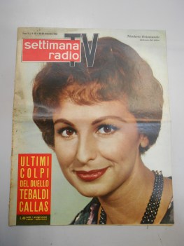 settimana radio nicoletta orsomando novembre 1958