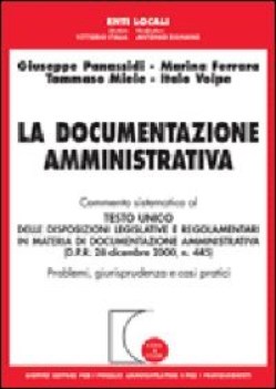 documentazione amministrativa commento sistematico al testo 2000 fc