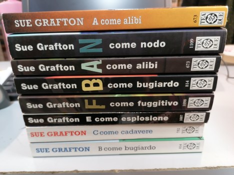 grafton sue lotto di 8 libri