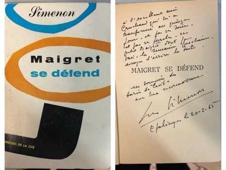 maigret se defend simenon AUTOGRAFATO