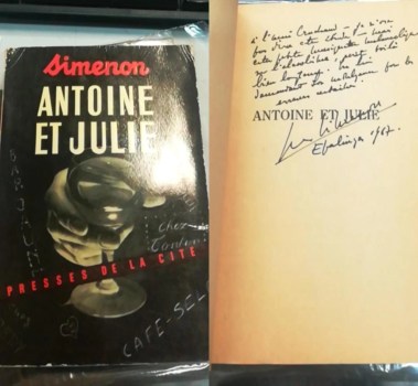 antoine et julie Simenon AUTOGRAFATO