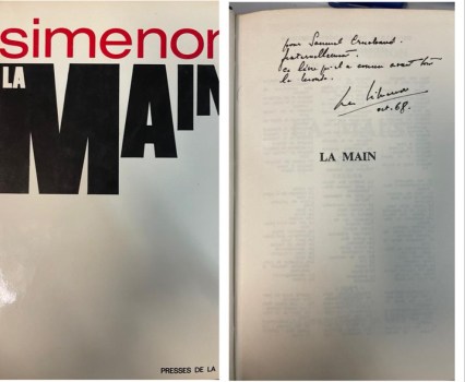 main simenon AUTOGRAFATO