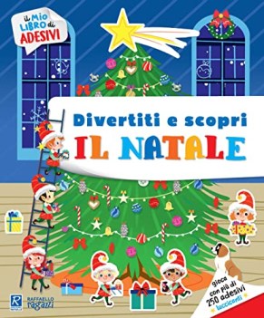 natale il mio libro di adesivi ediz a colori con adesivi