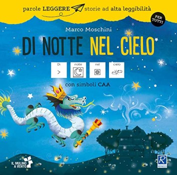 di notte nel cielo con simboli CAA