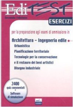 editest architettura ingegneria edile esercizi per la preparazione agli esami FC